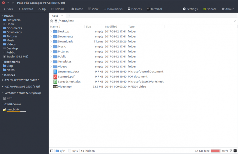 File manager software